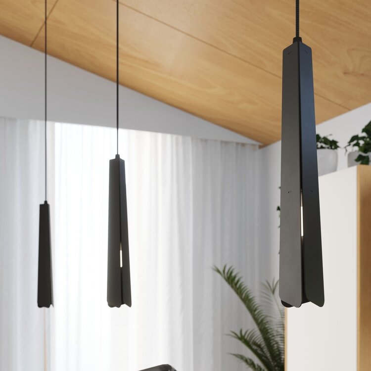 Sollux Lighting Pendant lamp PRYSM 3P black