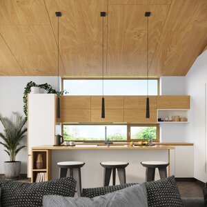 Sollux Lighting Pendant lamp PRYSM 3L black