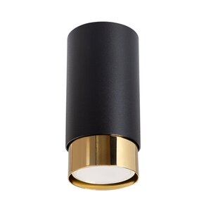 Sollux Lighting Plafondlamp NERO 12,5 zwart/goud