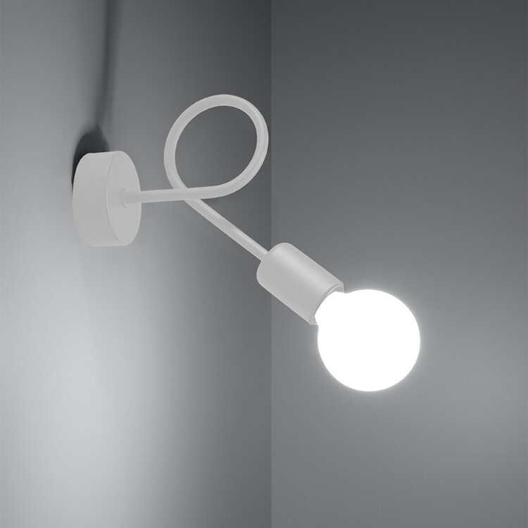 Sollux Lighting Wall lamp LOOP white