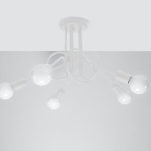 Sollux Lighting Chandelier LOOP 5 white