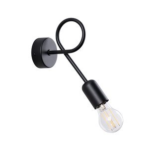 Sollux Lighting Wandlamp LOOP zwart