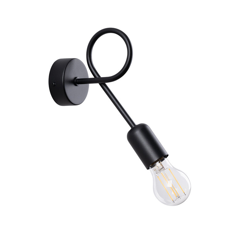 Sollux Lighting Wall lamp LOOP black