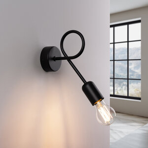 Sollux Lighting Wall lamp LOOP black
