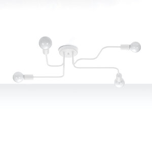 Sollux Lighting Kroonluchter VECTOR 4 wit