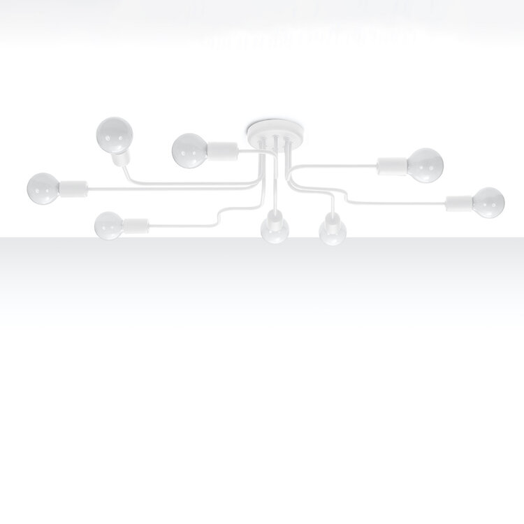 Sollux Lighting Chandelier VECTOR 8 white