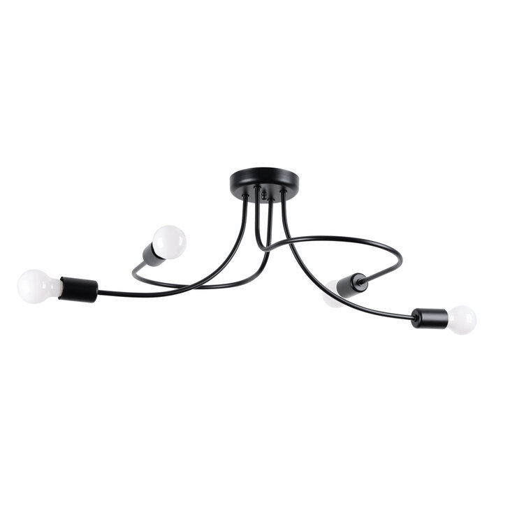 Sollux Lighting Chandelier LEVAR 4 black