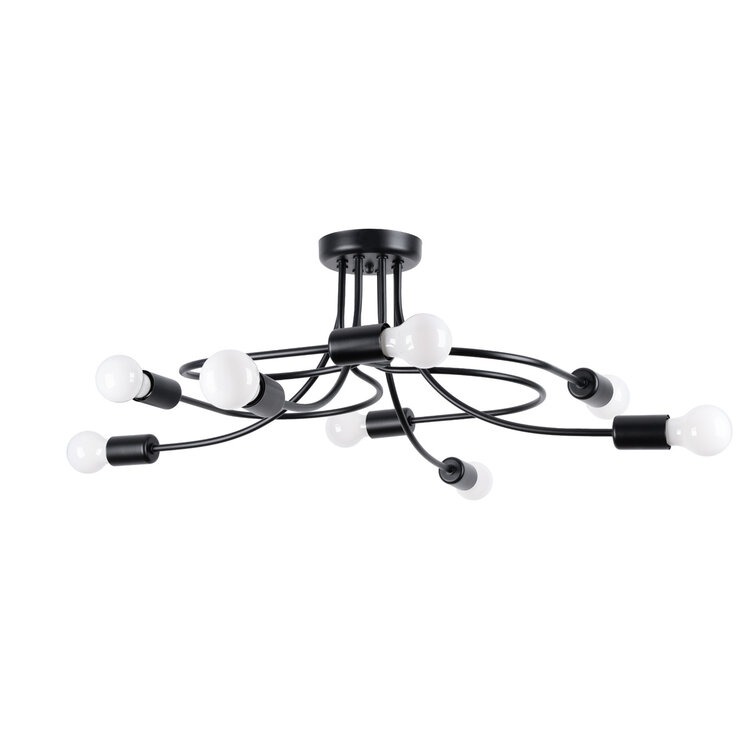 Sollux Lighting Chandelier LEVAR 8 black