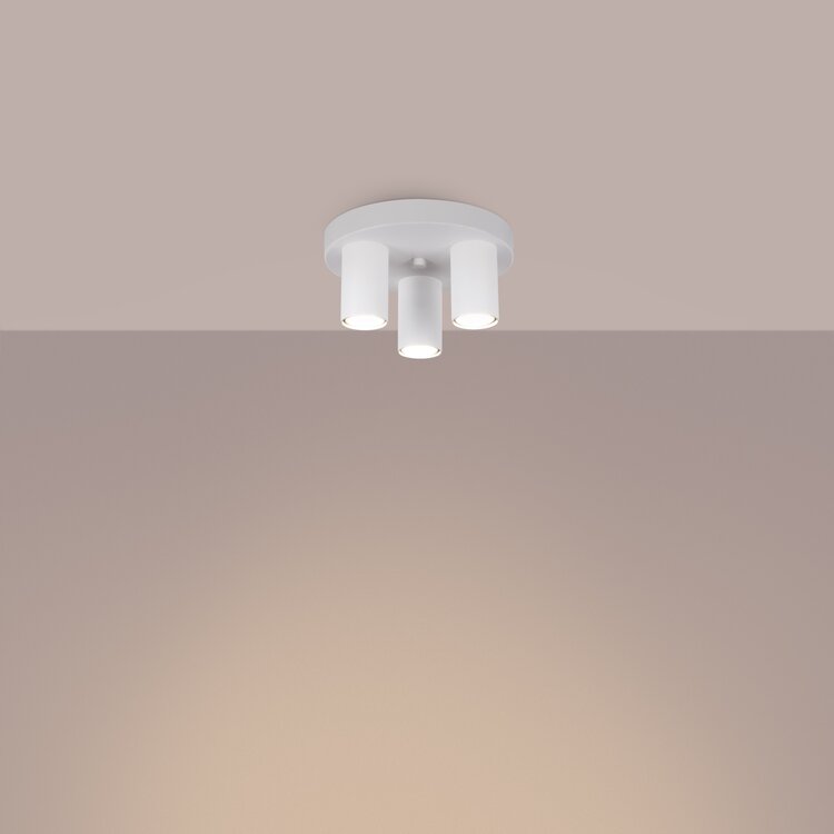 Sollux Lighting Plafond  LAGOS 3P Weiß