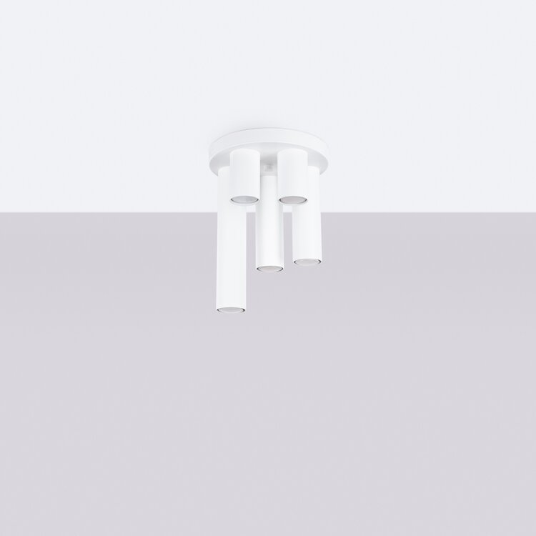 Sollux Lighting Plafondlamp LAGOS 5P wit