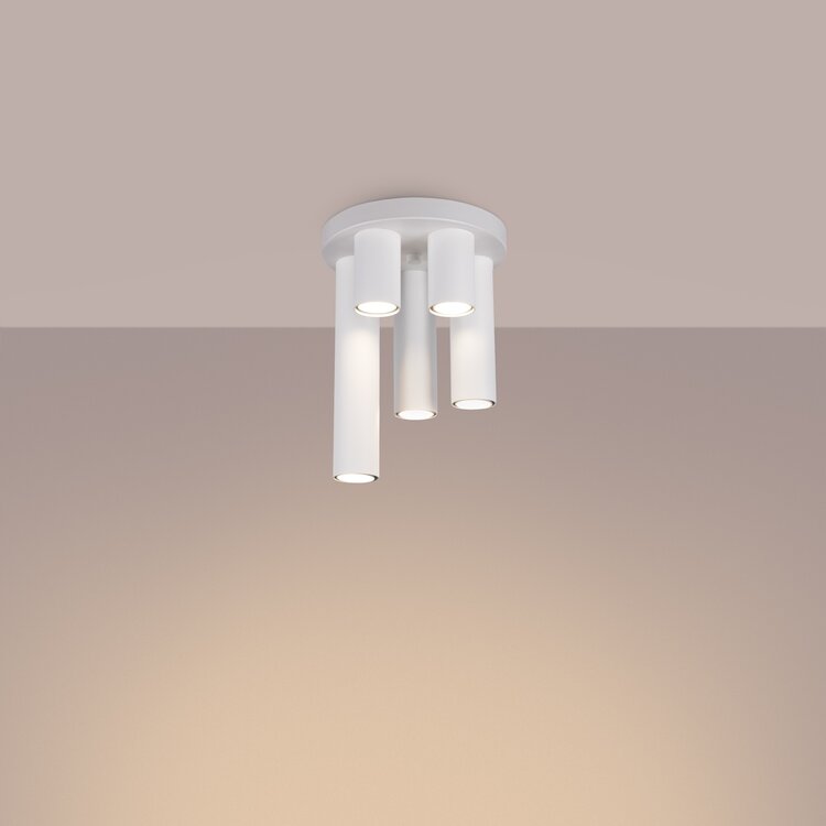 Sollux Lighting Plafondlamp LAGOS 5P wit