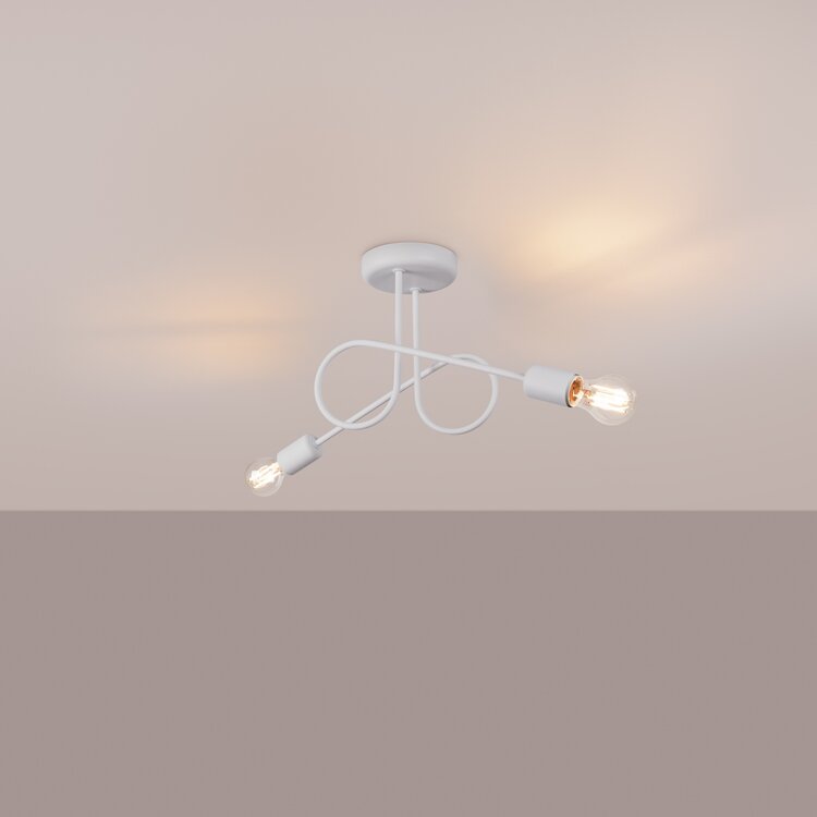 Sollux Lighting Kroonluchter LOOP 2 wit