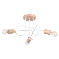 Kroonluchter EMBER 3 wit
