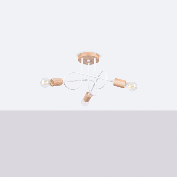 Sollux Lighting Chandelier EMBER 3 white