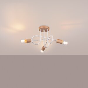 Sollux Lighting Kronleuchter EMBER 3 Weiß