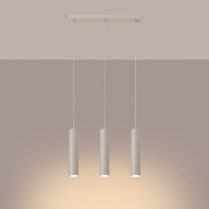 Sollux Lighting Hanglamp LAGOS 3L beige