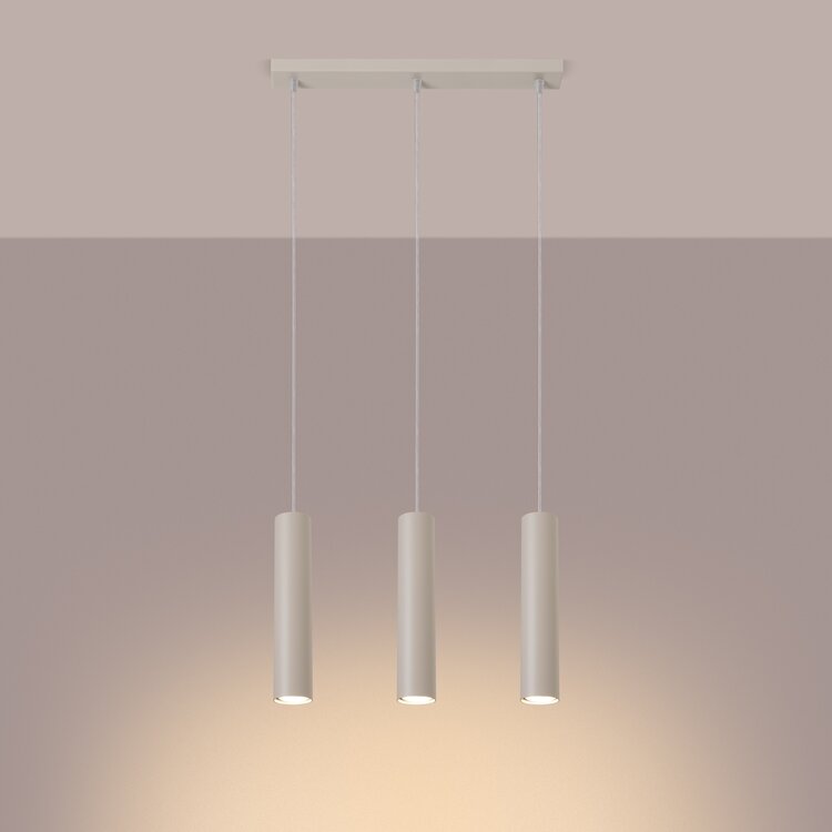 Sollux Lighting Hanglamp LAGOS 3L beige