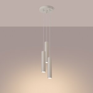 Sollux Lighting Pendelleuchte LAGOS 3P beige
