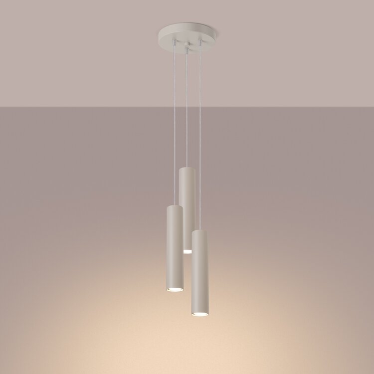Sollux Lighting Hanglamp LAGOS 3P beige