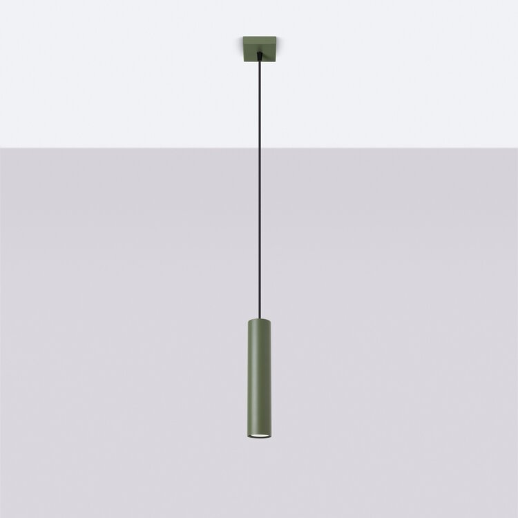Sollux Lighting Hanglamp LAGOS 1 olijfgroen