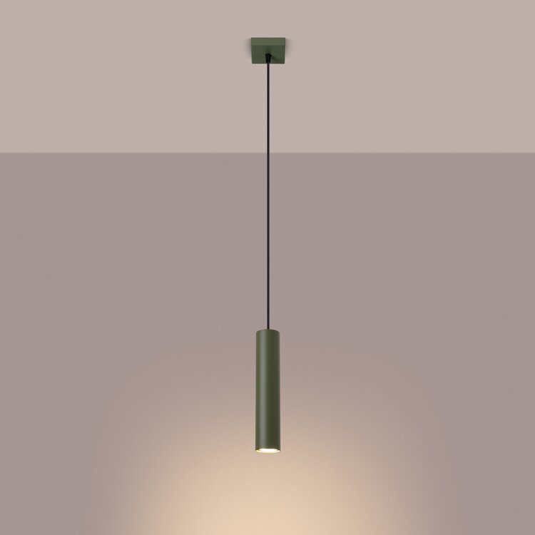 Sollux Lighting Pendant lamp LAGOS 1 olive green