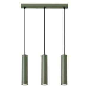 Sollux Lighting Pendant lamp LAGOS 3L olive green