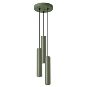 Sollux Lighting Pendant lamp LAGOS 3P olive green