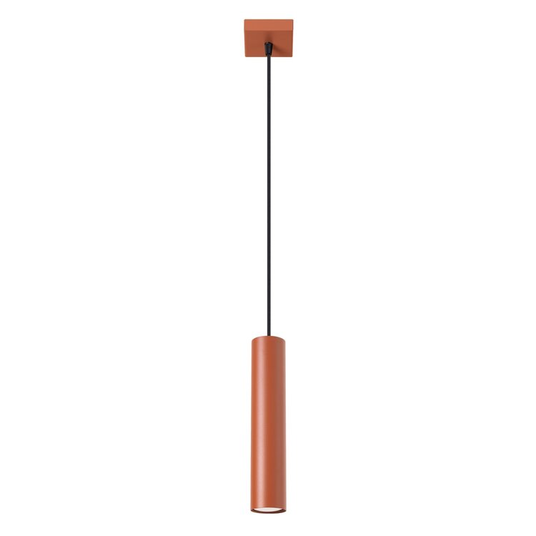 Sollux Lighting Hanglamp LAGOS 1 rood oker