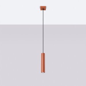 Sollux Lighting Hanglamp LAGOS 1 rood oker