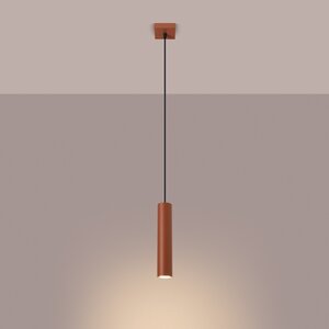 Sollux Lighting Pendant lamp LAGOS 1 red ochre