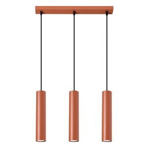 Sollux Lighting Pendant lamp LAGOS 3L red ochre