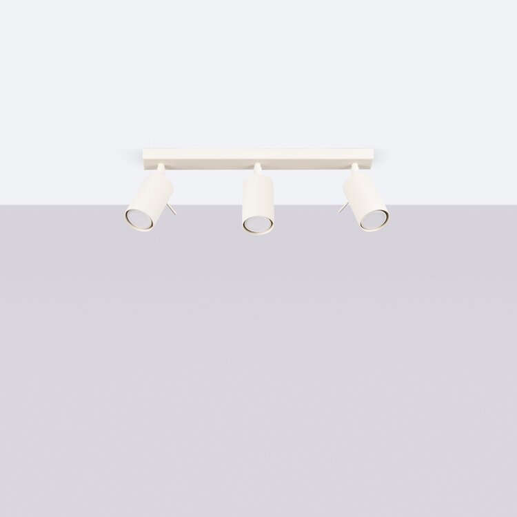 Sollux Lighting Ceiling lamp RING 3L beige