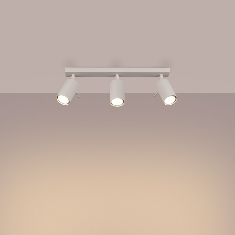 Sollux Lighting Ceiling lamp RING 3L beige