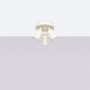 Sollux Lighting Plafondlamp RING 3P beige