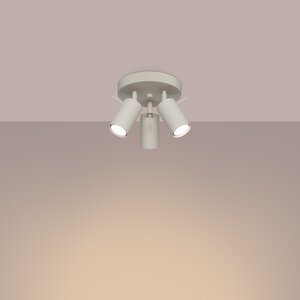 Sollux Lighting Plafond RING 3P beige