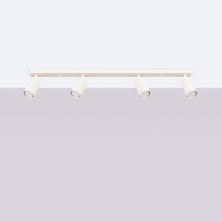 Sollux Lighting Plafondlamp RING 4L beige