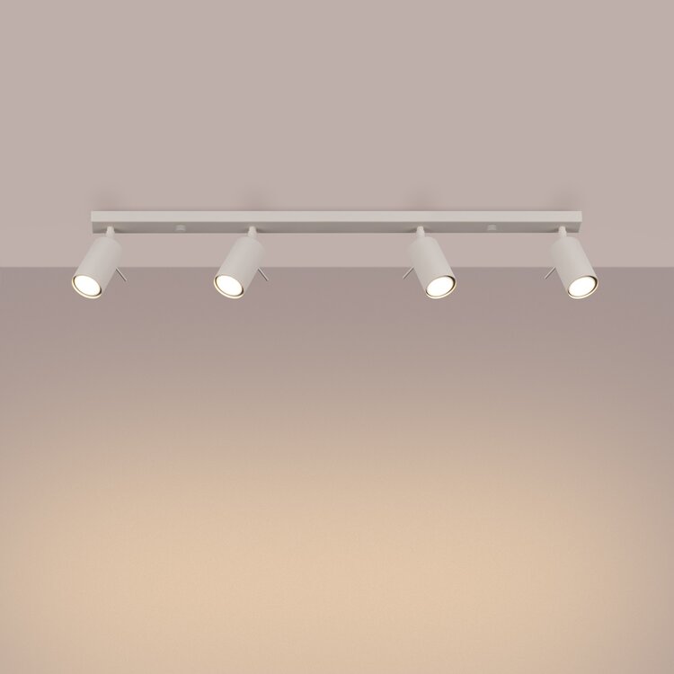 Sollux Lighting Plafondlamp RING 4L beige