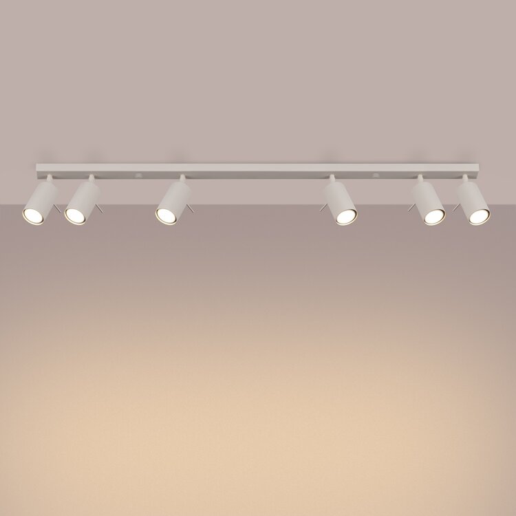 Sollux Lighting Plafond RING 6L beige