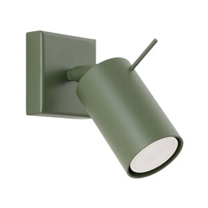 Sollux Lighting Wandlamp RING olijfgroen