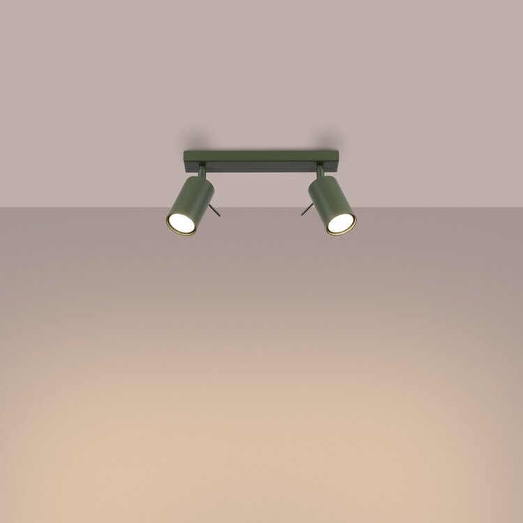 Sollux Lighting Plafond RING 2 olivgrün
