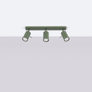 Sollux Lighting Plafond RING 3L olivgrün