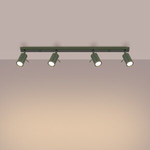 Sollux Lighting Plafond RING 4L olivgrün