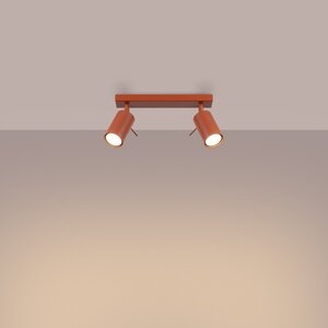 Sollux Lighting Plafond RING 2 roter Ocker