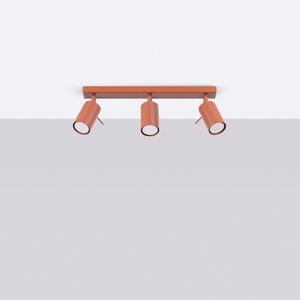 Sollux Lighting Ceiling lamp RING 3L red ochra