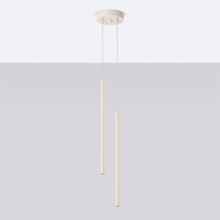 Sollux Lighting Pendelleuchte PASTELO 2 beige