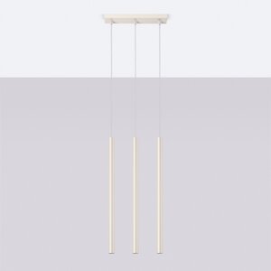 Sollux Lighting Pendelleuchte PASTELO 3 beige