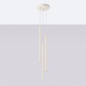 Sollux Lighting Pendelleuchte PASTELO 3P beige