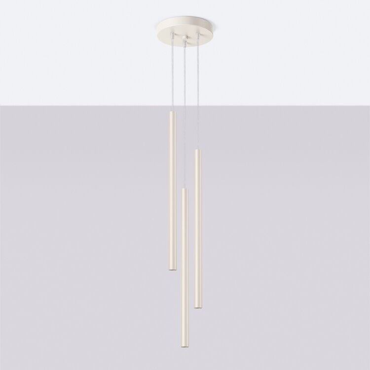 Sollux Lighting Pendelleuchte PASTELO 3P beige