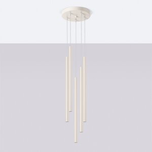 Sollux Lighting Hanglamp PASTELO 5P beige