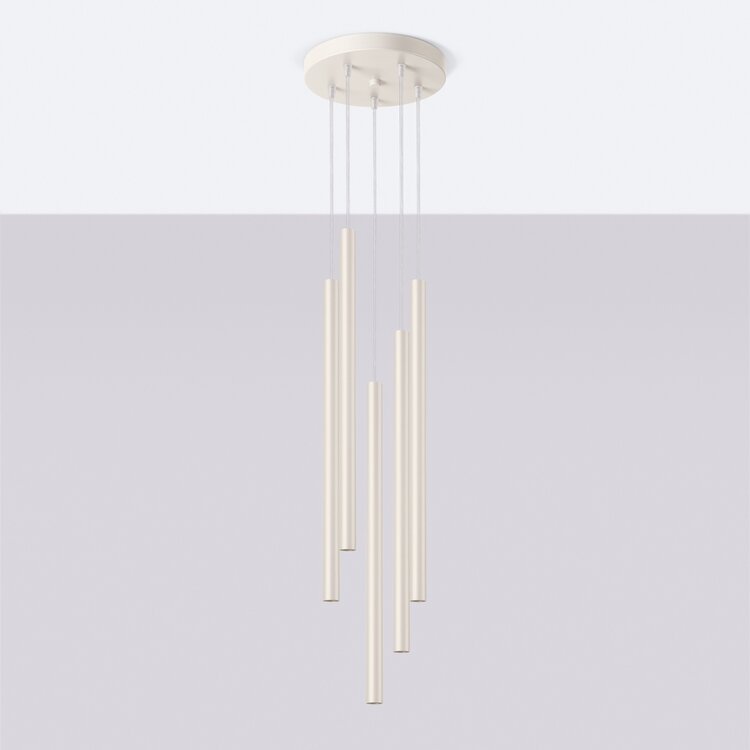 Sollux Lighting Pendant lamp PASTELO 5P beige